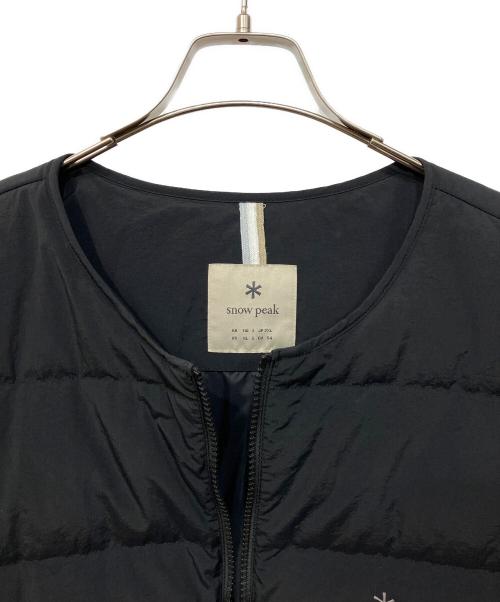 Snow peak（スノーピーク）Snow peak (スノーピーク) ランドライトウエイトダウンジャケット ブラック サイズ:SIZE 2XLの古着・服飾アイテム