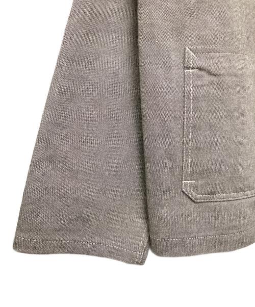Maison Margiela（メゾンマルジェラ）Maison Margiela (メゾンマルジェラ) ショールカラーピーチスキンジャケット グレー サイズ:46の古着・服飾アイテム