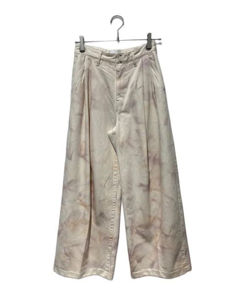 TANAKA（タナカ）TANAKA (タナカ) HAKAMA JEAN TROUSERS ピンク サイズ:25の古着・服飾アイテム