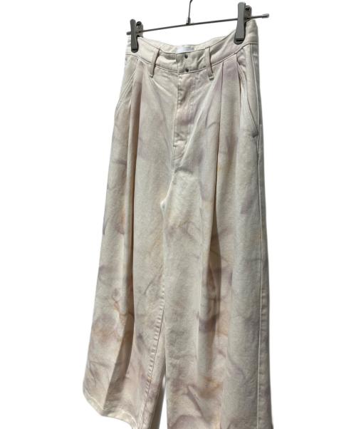 TANAKA（タナカ）TANAKA (タナカ) HAKAMA JEAN TROUSERS ピンク サイズ:25の古着・服飾アイテム