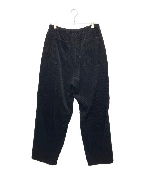 COMOLI（コモリ）COMOLI (コモリ) コーデュロイ ドローストリングパンツ ブラック サイズ:3 未使用品の古着・服飾アイテム
