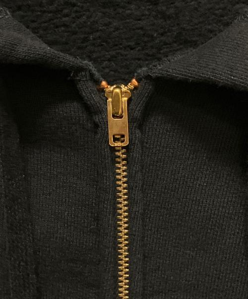 COMOLI（コモリ）COMOLI (コモリ) コットン裏毛 ジップパーカ ブラック サイズ:4の古着・服飾アイテム