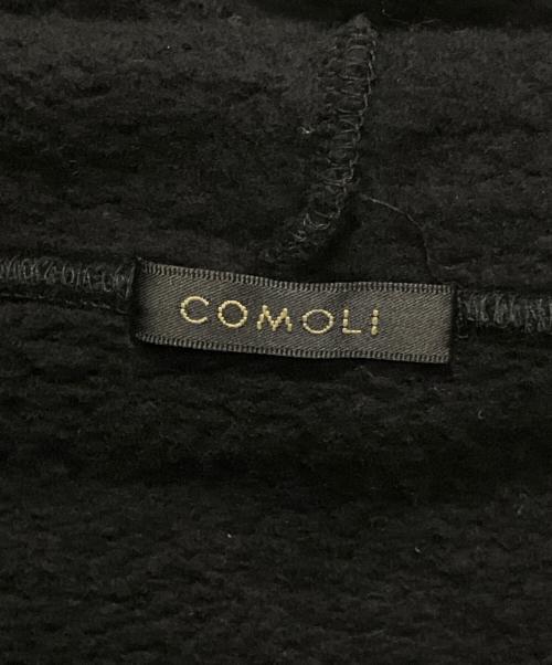COMOLI（コモリ）COMOLI (コモリ) コットン裏毛 ジップパーカ ブラック サイズ:4の古着・服飾アイテム