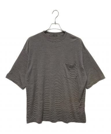 中古・古着通販】COMOLI (コモリ) サマーウール天竺Tシャツ（border