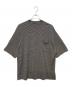 COMOLI（コモリ）の古着「サマーウール天竺Tシャツ（border）」｜ブラック