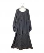 EVERYDAY I LIKE.エヴリデイ アイ ライク）の古着「Linen Off Shoulder Dress」｜ブラック
