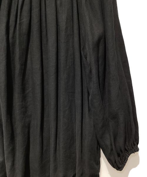 EVERYDAY I LIKE.（エヴリデイ アイ ライク）EVERYDAY I LIKE. (エヴリデイ アイ ライク) Linen Off Shoulder Dress ブラック サイズ:FREEの古着・服飾アイテム