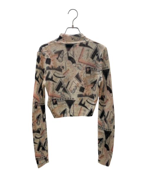 FENDI（フェンディ）FENDI (フェンディ) モヘヤ混クロップドニット アイボリー サイズ:38の古着・服飾アイテム