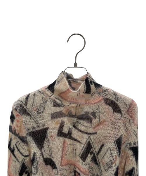 FENDI（フェンディ）FENDI (フェンディ) モヘヤ混クロップドニット アイボリー サイズ:38の古着・服飾アイテム