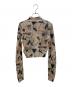 FENDI (フェンディ) モヘヤ混クロップドニット アイボリー サイズ:38：45000円