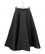 CLANEクラネ）の古着「VOLUME FLARE SKIRT」｜ブラック