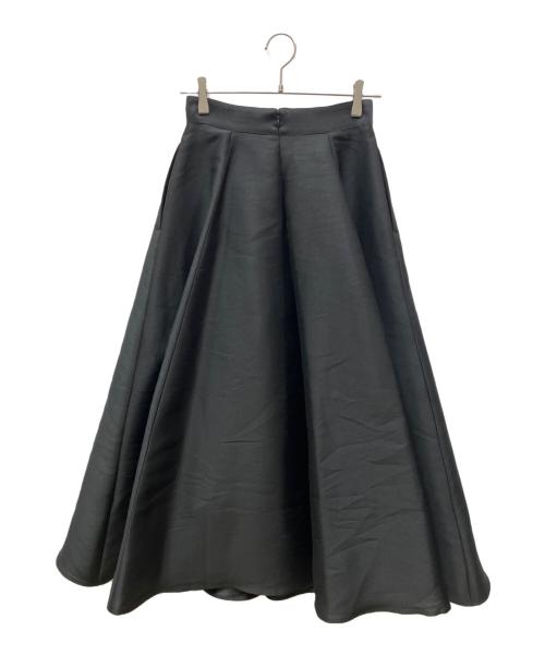 CLANE（クラネ）CLANE (クラネ) VOLUME FLARE SKIRT ブラック サイズ:1 未使用品の古着・服飾アイテム