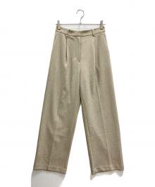 CLANE（クラネ）の古着「2WAY TUCK STRAIGHT PANTS」｜ベージュ