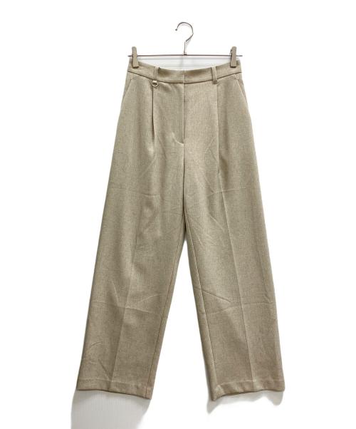 CLANE（クラネ）CLANE (クラネ) 2WAY TUCK STRAIGHT PANTS ベージュ サイズ:1の古着・服飾アイテム