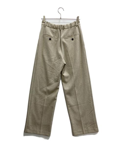 CLANE（クラネ）CLANE (クラネ) 2WAY TUCK STRAIGHT PANTS ベージュ サイズ:1の古着・服飾アイテム