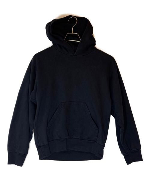 BALENCIAGA（バレンシアガ）BALENCIAGA (バレンシアガ) ロゴ刺繍プルオーバーパーカー ブラック サイズ:SIZE 10の古着・服飾アイテム