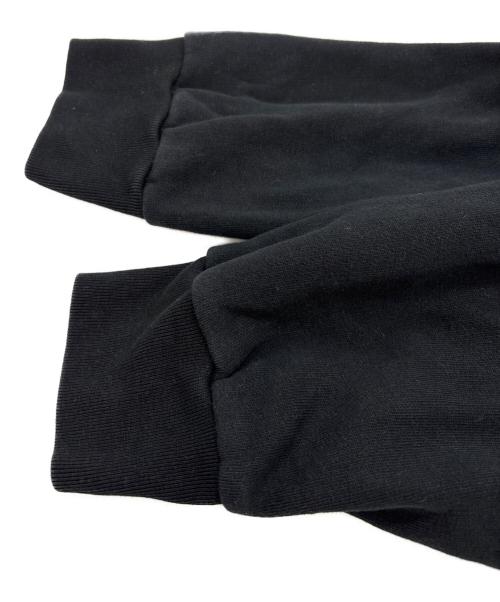 BALENCIAGA（バレンシアガ）BALENCIAGA (バレンシアガ) ロゴ刺繍プルオーバーパーカー ブラック サイズ:SIZE 10の古着・服飾アイテム