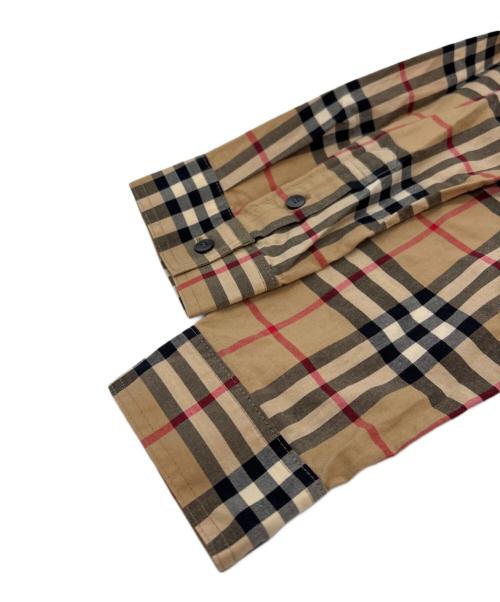 BURBERRY（バーバリー）BURBERRY (バーバリー) 長袖チェックシャツ ブラウン サイズ:SIZE 12Yの古着・服飾アイテム