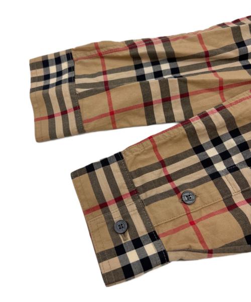 BURBERRY（バーバリー）BURBERRY (バーバリー) 長袖チェックシャツ ブラウン サイズ:SIZE 12Yの古着・服飾アイテム