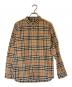BURBERRY（バーバリー）の古着「長袖チェックシャツ」｜ブラウン