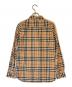 BURBERRY (バーバリー) 長袖チェックシャツ ブラウン サイズ:SIZE 12Y：10000円