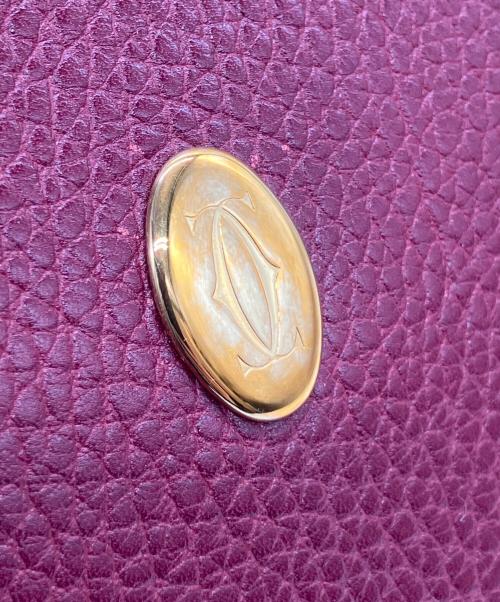Cartier（カルティエ）Cartier (カルティエ) ショルダーバッグ ボルドーの古着・服飾アイテム