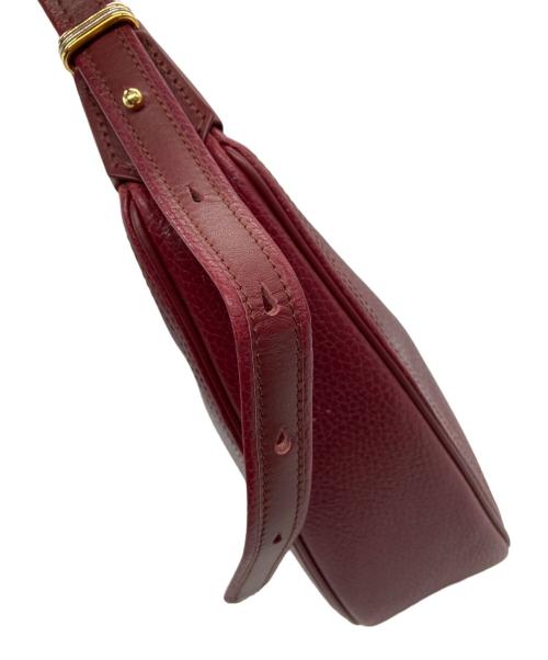 Cartier（カルティエ）Cartier (カルティエ) ショルダーバッグ ボルドーの古着・服飾アイテム
