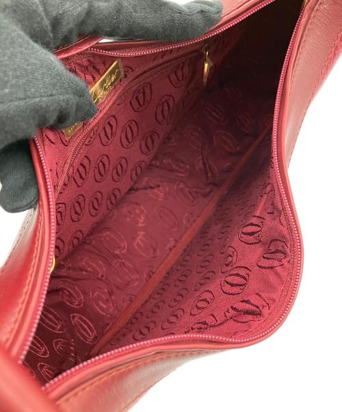 Cartier（カルティエ）Cartier (カルティエ) ショルダーバッグ ボルドーの古着・服飾アイテム