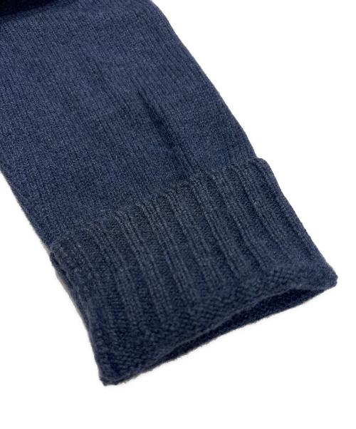 Maison Margiela（メゾンマルジェラ）Maison Margiela (メゾンマルジェラ) ハーフ ケーブル アラン ニット ネイビー サイズ:Sの古着・服飾アイテム