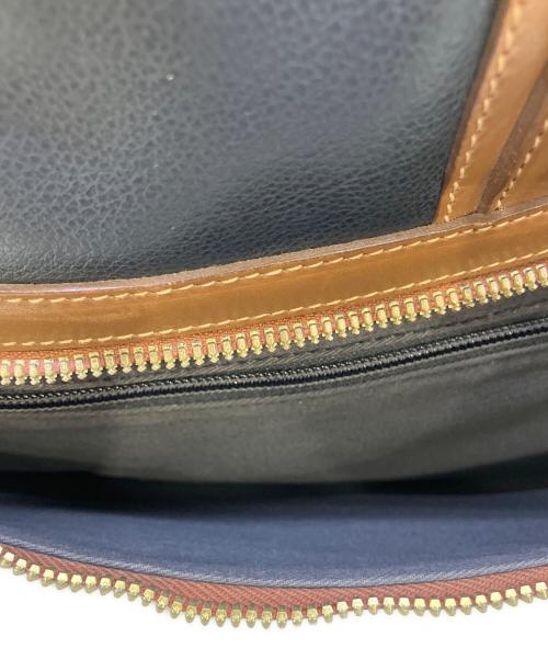 MARLEY HODGSON（マーリーホッジソン）MARLEY HODGSON (マーリーホッジソン) レザーバッグ ネイビーの古着・服飾アイテム