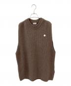 MONCLER×HYKEモンクレール×ハイク）の古着「GILET TRICOT」｜モカ