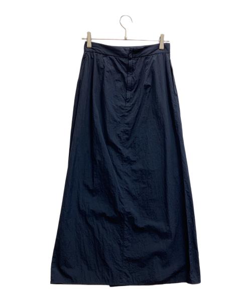 ATON（エイトン）ATON (エイトン) HAND DYED NYLON WRAPPED SKIRT ネイビー サイズ:02の古着・服飾アイテム