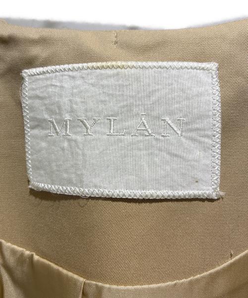 MYLAN（マイラン）MYLAN (マイラン) Gather Round Poncho Jacket ベージュ サイズ:Fの古着・服飾アイテム