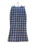 holiday（ホリデー）の古着「CHECK SLIM SKIRT」｜ブルー
