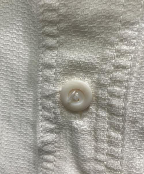 POST O'ALLS（ポストオーバーオールズ）POST O'ALLS (ポストオーバーオールズ) 半袖プルオーバーシャツ ホワイト サイズ:Mの古着・服飾アイテム