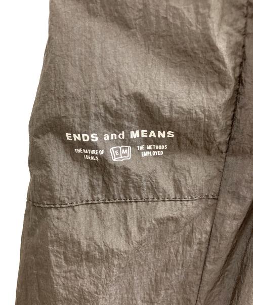 ENDS and MEANS（エンズアンド ミーンズ）ENDS AND MEANS (エンズアンド ミーンズ) Lined Tactical Track Pants ブラウン サイズ:Lの古着・服飾アイテム