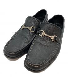 Salvatore Ferragamo（サルヴァトーレ フェラガモ）の古着「ローファー」｜ブラック