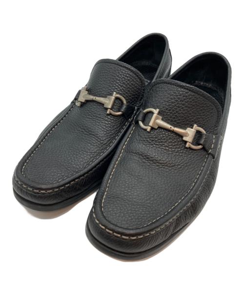 Salvatore Ferragamo（サルヴァトーレ フェラガモ）Salvatore Ferragamo (サルヴァトーレ フェラガモ) ローファー ブラック サイズ:8 1/2の古着・服飾アイテム