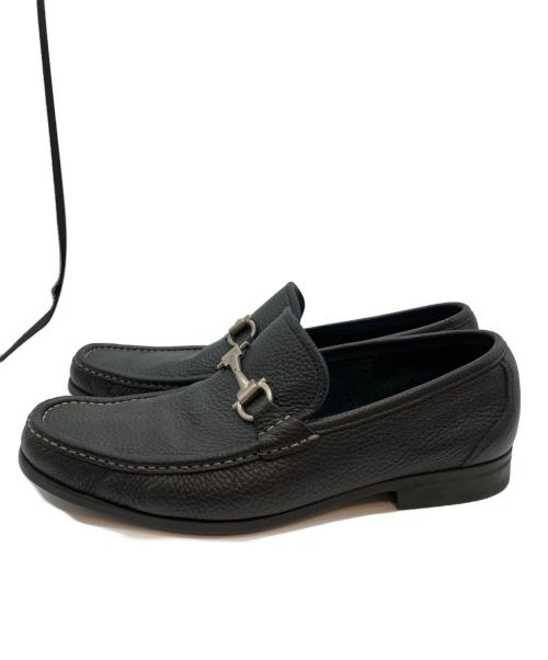 Salvatore Ferragamo（サルヴァトーレ フェラガモ）Salvatore Ferragamo (サルヴァトーレ フェラガモ) ローファー ブラック サイズ:8 1/2の古着・服飾アイテム