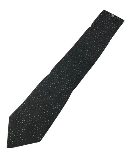 HERMES（エルメス）HERMES (エルメス) シルクネクタイ ブラック サイズ:-の古着・服飾アイテム