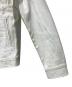 中古・古着 DIESEL (ディーゼル) D-BARCY/ペイントデニムジャケット ホワイト サイズ:M：12000円