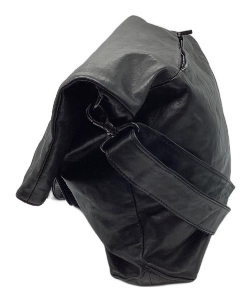 discord Yohji Yamamoto（ディスコード ヨウジヤマモト）discord Yohji Yamamoto (ディスコード ヨウジヤマモト) 2WAY MAGNET FLAP BAG / SOFT HORSE LEATHER ブラックの古着・服飾アイテム