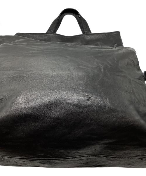 discord Yohji Yamamoto（ディスコード ヨウジヤマモト）discord Yohji Yamamoto (ディスコード ヨウジヤマモト) 2WAY MAGNET FLAP BAG / SOFT HORSE LEATHER ブラックの古着・服飾アイテム