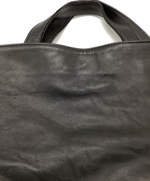 discord Yohji Yamamoto（ディスコード ヨウジヤマモト）discord Yohji Yamamoto (ディスコード ヨウジヤマモト) 2WAY MAGNET FLAP BAG / SOFT HORSE LEATHER ブラックの古着・服飾アイテム