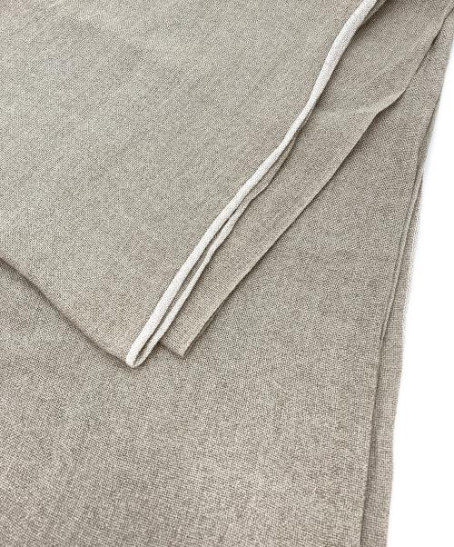 Yohji Yamamoto pour homme（ヨウジヤマモト プールオム）Yohji Yamamoto pour homme (ヨウジヤマモト プールオム) 和紙レーヨンストール ベージュの古着・服飾アイテム