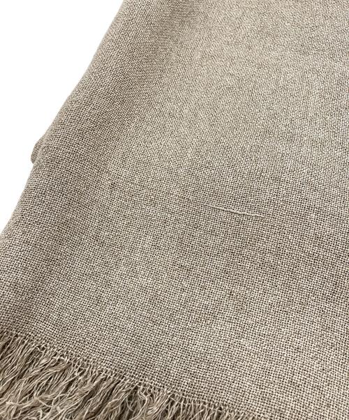 Yohji Yamamoto pour homme（ヨウジヤマモト プールオム）Yohji Yamamoto pour homme (ヨウジヤマモト プールオム) 和紙レーヨンストール ベージュの古着・服飾アイテム