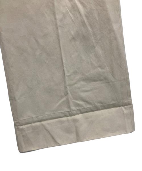 Plage（プラージュ）Plage (プラージュ) organic cotton chino パンツ アイボリー サイズ:36の古着・服飾アイテム
