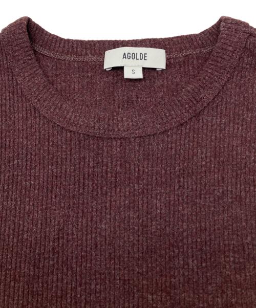 AGOLDE（エーゴールドイー）AGOLDE (エーゴールドイー) PEIRCE TEEシャツ　26年モデル ブラウン サイズ:Sの古着・服飾アイテム