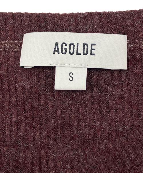 AGOLDE（エーゴールドイー）AGOLDE (エーゴールドイー) PEIRCE TEEシャツ　26年モデル ブラウン サイズ:Sの古着・服飾アイテム