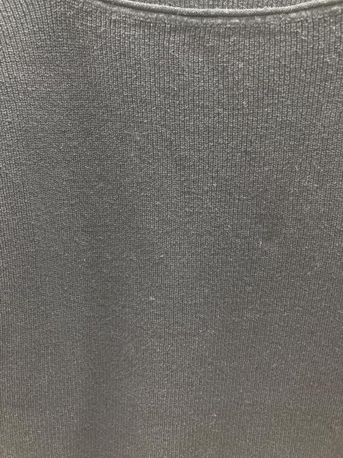 Plage（プラージュ）Plage (プラージュ) Noil silk Square ニット　26年モデル ブラック サイズ:Fの古着・服飾アイテム